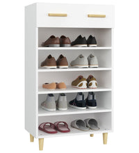 Schuhschrank Weiß 60x35x105 cm Holzwerkstoff