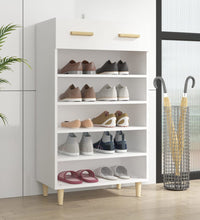 Schuhschrank Weiß 60x35x105 cm Holzwerkstoff