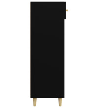 Schuhschrank Schwarz 60x35x105 cm Holzwerkstoff