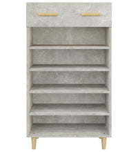 Schuhschrank Betongrau 60x35x105 cm Holzwerkstoff