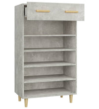 Schuhschrank Betongrau 60x35x105 cm Holzwerkstoff