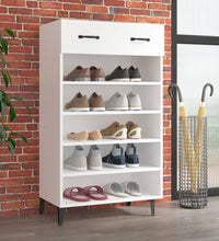 Schuhschrank Weiß 60x35x105 cm Holzwerkstoff