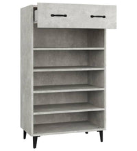 Schuhschrank Betongrau 60x35x105 cm Holzwerkstoff