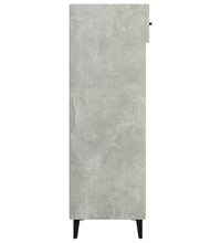 Schuhschrank Betongrau 60x35x105 cm Holzwerkstoff