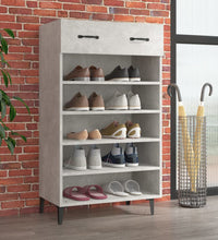 Schuhschrank Betongrau 60x35x105 cm Holzwerkstoff