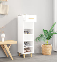 Schuhschrank Weiß 30x35x105 cm Holzwerkstoff