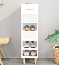 Schuhschrank Weiß 30x35x105 cm Holzwerkstoff