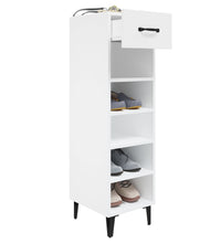 Schuhschrank Weiß 30x35x105 cm Holzwerkstoff