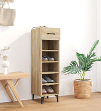 Schuhschrank Sonoma-Eiche 30x35x105 cm Holzwerkstoff