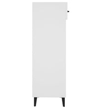 Schuhschrank Hochglanz-Weiß 30x35x105 cm Holzwerkstoff