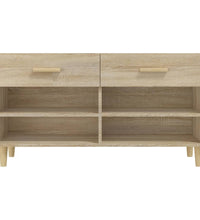 Schuhschrank Sonoma-Eiche 102x35x55 cm Holzwerkstoff