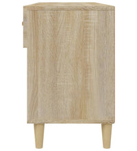 Schuhschrank Sonoma-Eiche 102x35x55 cm Holzwerkstoff