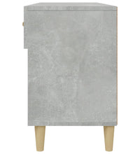 Schuhschrank Betongrau 102x35x55 cm Holzwerkstoff