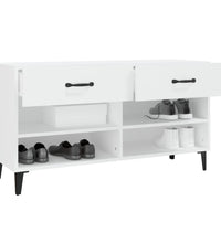 Schuhschrank Weiß 102x35x55 cm Holzwerkstoff