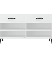 Schuhschrank Weiß 102x35x55 cm Holzwerkstoff