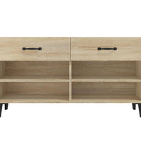 Schuhschrank Sonoma-Eiche 102x35x55 cm Holzwerkstoff