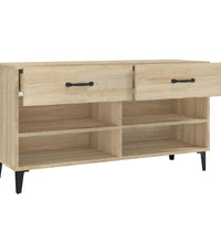 Schuhschrank Sonoma-Eiche 102x35x55 cm Holzwerkstoff