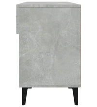 Schuhschrank Betongrau 102x35x55 cm Holzwerkstoff