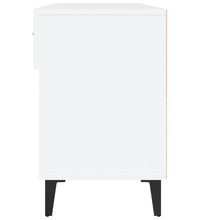 Schuhschrank Hochglanz-Weiß 102x35x55 cm Holzwerkstoff