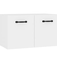 Wandschrank Hochglanz-Weiß 80x36,5x35 cm Holzwerkstoff