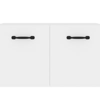 Wandschrank Hochglanz-Weiß 80x36,5x35 cm Holzwerkstoff