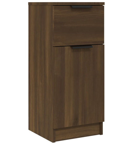 Sideboard Braun Eichen-Optik 30x30x70 cm Holzwerkstoff