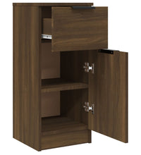 Sideboard Braun Eichen-Optik 30x30x70 cm Holzwerkstoff