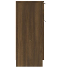 Sideboard Braun Eichen-Optik 30x30x70 cm Holzwerkstoff