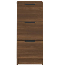 Sideboard Braun Eichen-Optik 30x30x70 cm Holzwerkstoff