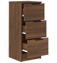 Sideboard Braun Eichen-Optik 30x30x70 cm Holzwerkstoff