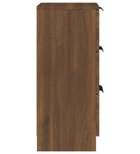 Sideboard Braun Eichen-Optik 30x30x70 cm Holzwerkstoff