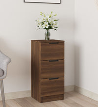 Sideboard Braun Eichen-Optik 30x30x70 cm Holzwerkstoff