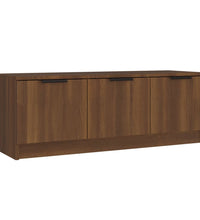 TV-Schrank Braun Eichen-Optik 102x35x36,5 cm Holzwerkstoff