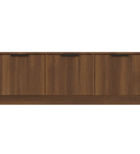 TV-Schrank Braun Eichen-Optik 102x35x36,5 cm Holzwerkstoff