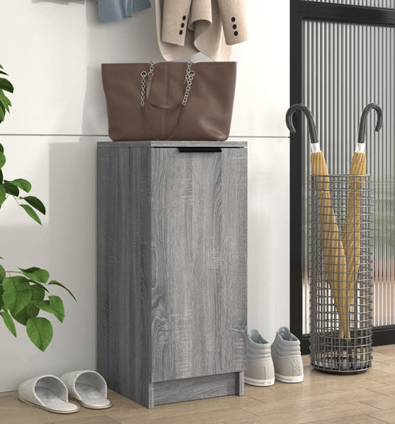Schuhschrank Grau Sonoma 30x35x70 cm Holzwerkstoff