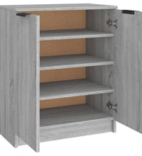 Schuhschrank Grau Sonoma 59x35x70 cm Holzwerkstoff