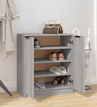 Schuhschrank Grau Sonoma 59x35x70 cm Holzwerkstoff