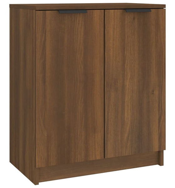 Schuhschrank Braun Eichen-Optik 59x35x70 cm Holzwerkstoff