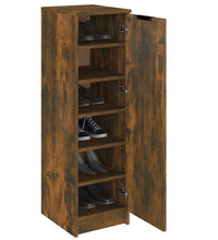 Schuhschrank Räuchereiche 30x35x100 cm Holzwerkstoff