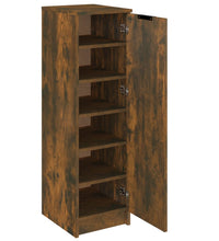 Schuhschrank Räuchereiche 30x35x100 cm Holzwerkstoff