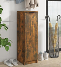 Schuhschrank Räuchereiche 30x35x100 cm Holzwerkstoff