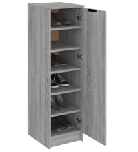 Schuhschrank Grau Sonoma 30x35x100 cm Holzwerkstoff