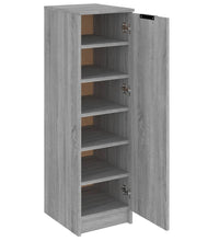 Schuhschrank Grau Sonoma 30x35x100 cm Holzwerkstoff
