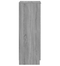 Schuhschrank Grau Sonoma 30x35x100 cm Holzwerkstoff