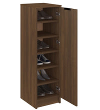 Schuhschrank Braun Eichen-Optik 30x35x100 cm Holzwerkstoff