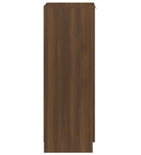 Schuhschrank Braun Eichen-Optik 30x35x100 cm Holzwerkstoff