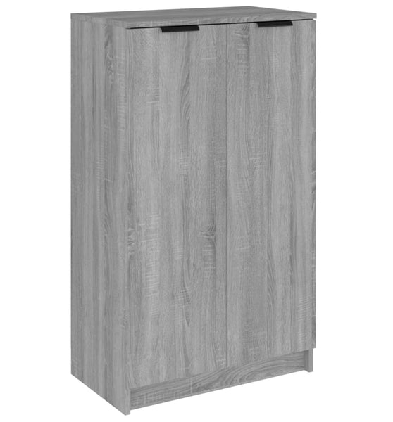 Schuhschrank Grau Sonoma 59x35x100 cm Holzwerkstoff