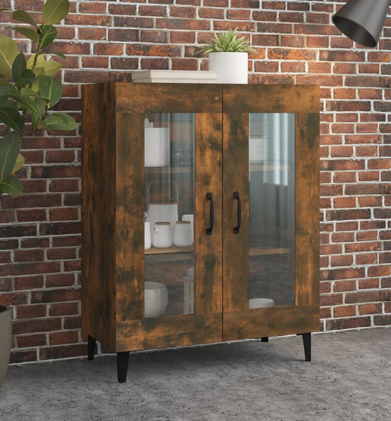Sideboard Räuchereiche 69,5x34x90 cm Holzwerkstoff