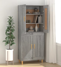 Sideboard Grau Sonoma 69,5x34x90 cm Holzwerkstoff