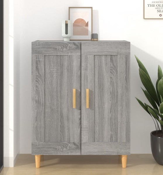 Sideboard Grau Sonoma 69,5x34x90 cm Holzwerkstoff